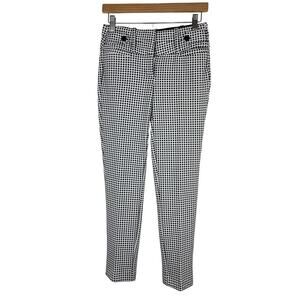 Candie's Women's Size 0 Black White Check Marilyn‎ Ankle Pants *